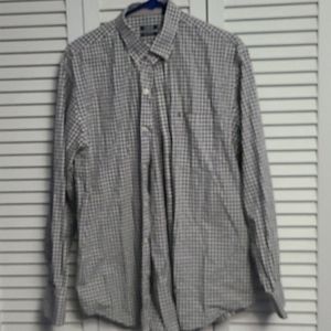 Izod Checkered Dress Shirt